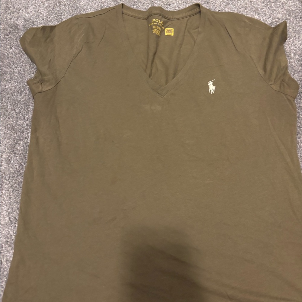 Polo Ralph Lauren V-Neck Army Green